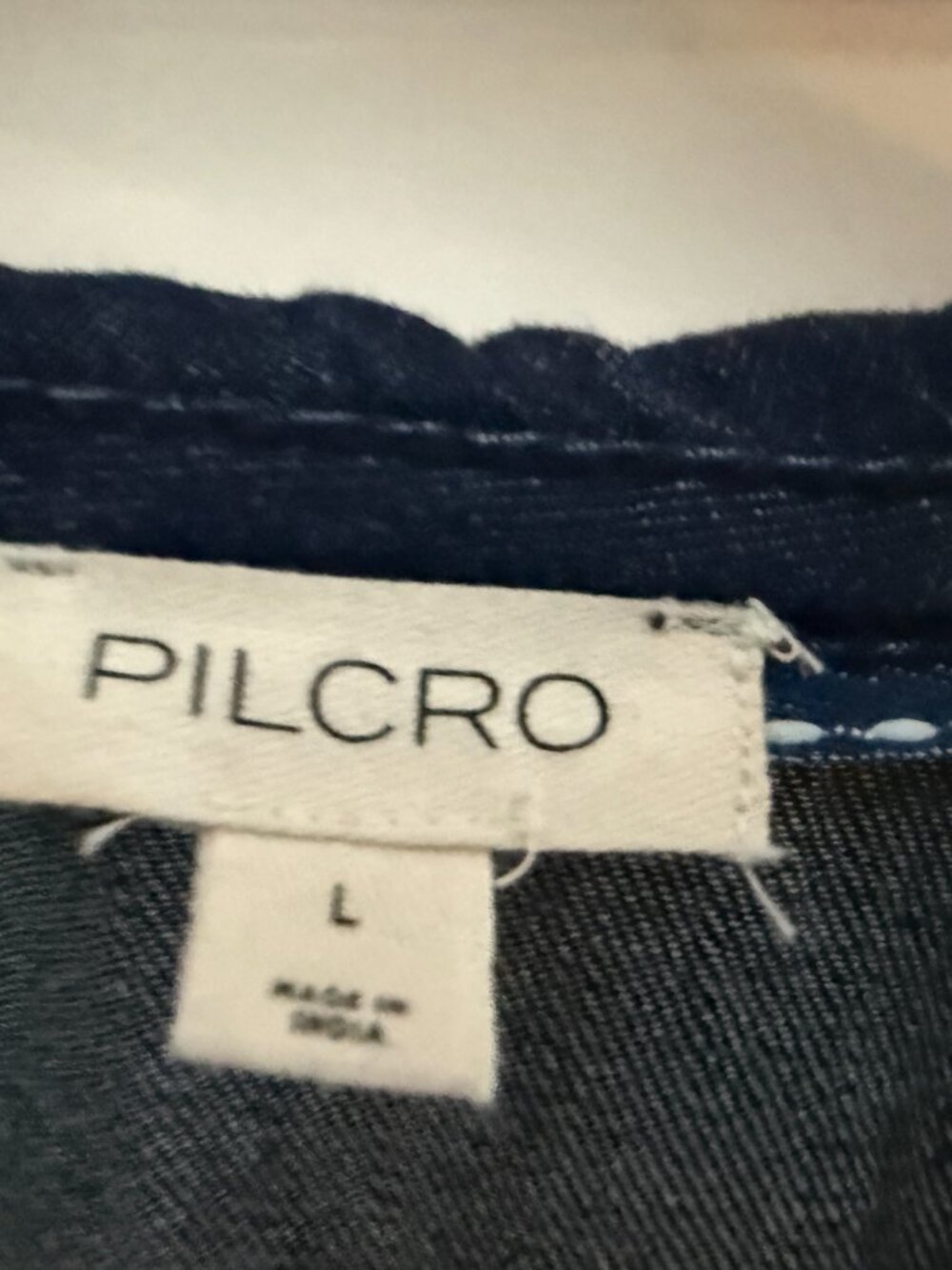 Pilcro Keira Denim Waisted Blouse - Picture 4 of 4
